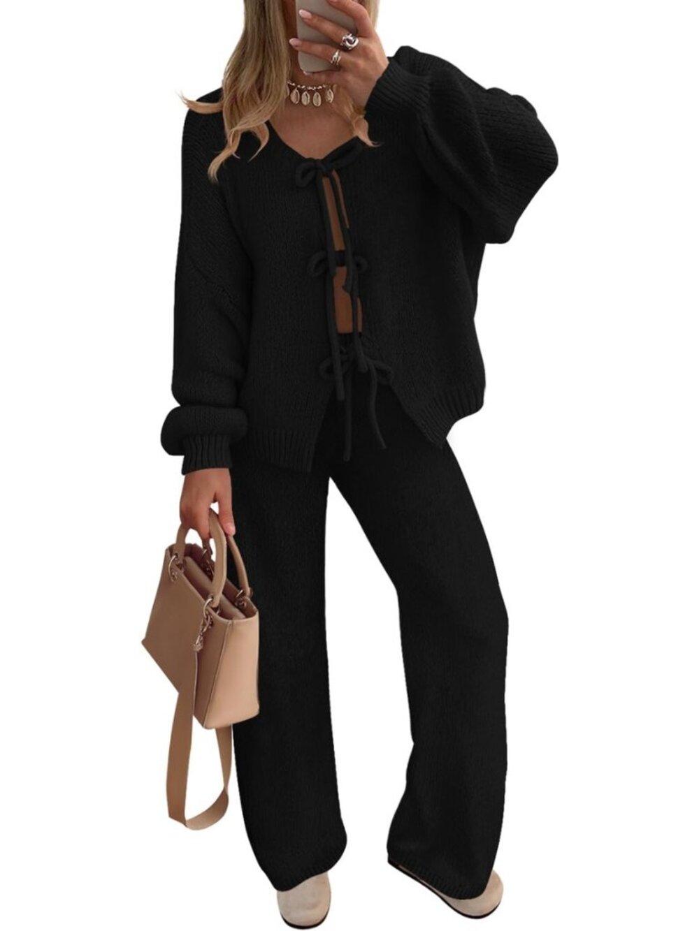 Women's 2 Piece Outfits 2026 Fall Lounge Pajama Sets